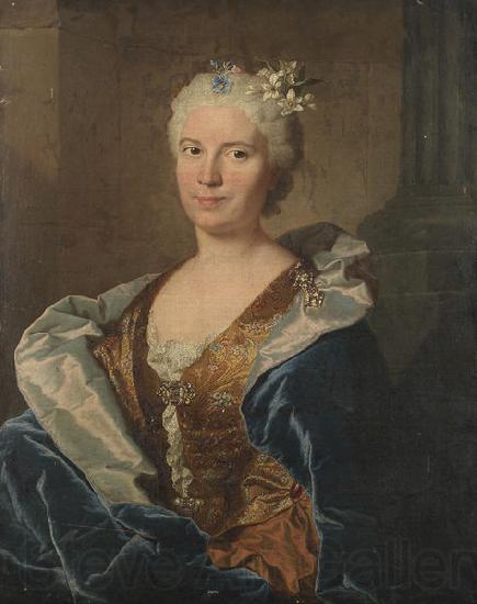 Hyacinthe Rigaud Portrait de Madame Grimaudet Spain oil painting art